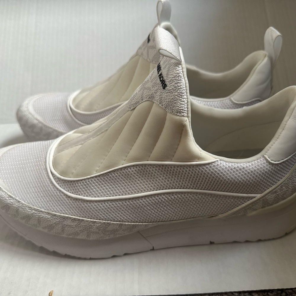 Michael Kors  White Slip-On Sneakers
